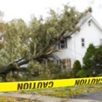 devastating damage to home after a storm
